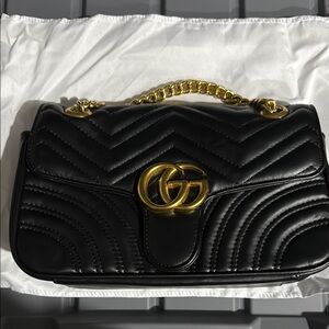 Gucci Black Quilted Leather Shoulder Bag